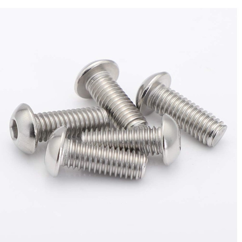 1/4-20 x 3/8 pulgadas de cabeza de botón de conexión de tapa pernos tornillos Allen tornillo métrico