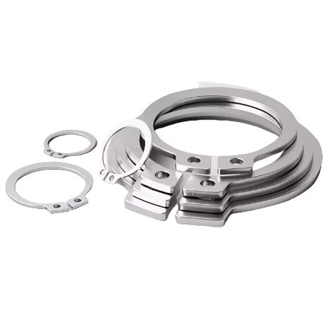 Anillo de retención de cuña de acero inoxidable Din471 para diferentes tamaños M3M4M5M6M8M10M12M14M16M240M18M20M22M24M27 Personalización