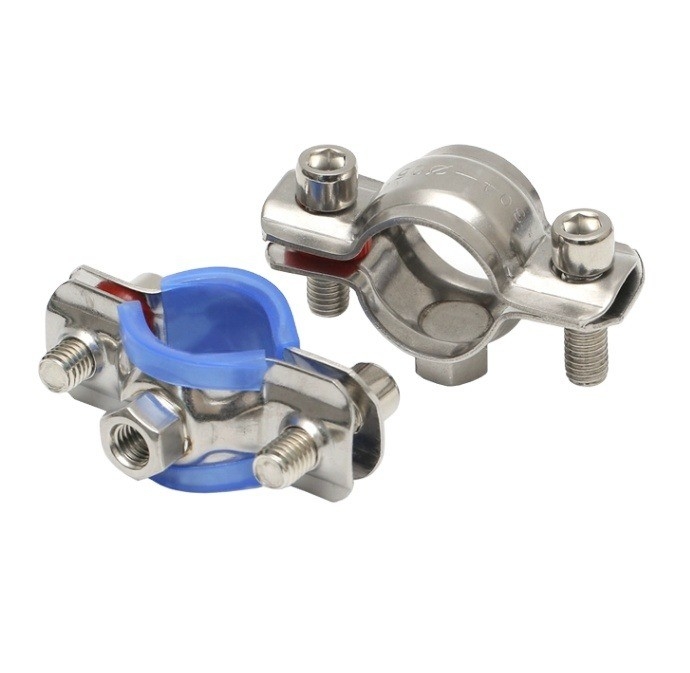 Sistema de medición INCH M5 M6 M8 M10 Abrazadera de tuercas con caucho en material de acero inoxidable