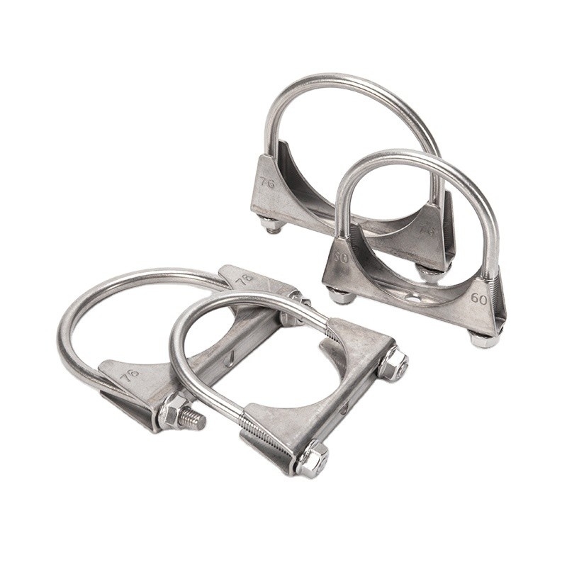 M5 M6 M8 M10 Prendedor métrico estándar de tubos de tornillo en U para amortiguadores de acero galvanizado/inoxidable de hierro en la industria automotriz