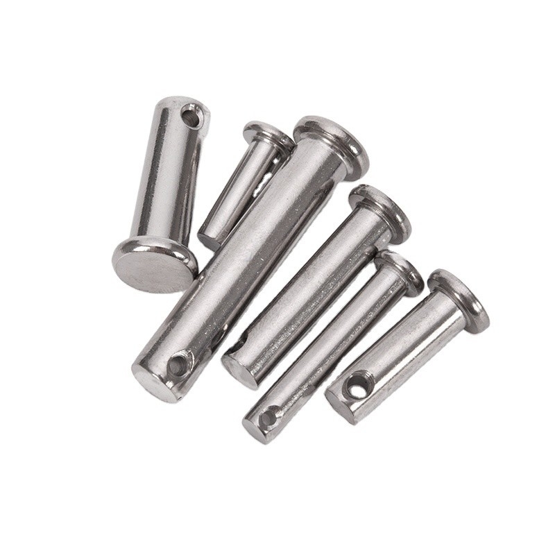 TiCN Finish Pin Shaft de acero inoxidable con cabeza plana pin de posicionamiento cilíndrico perforado para una alineación precisa
