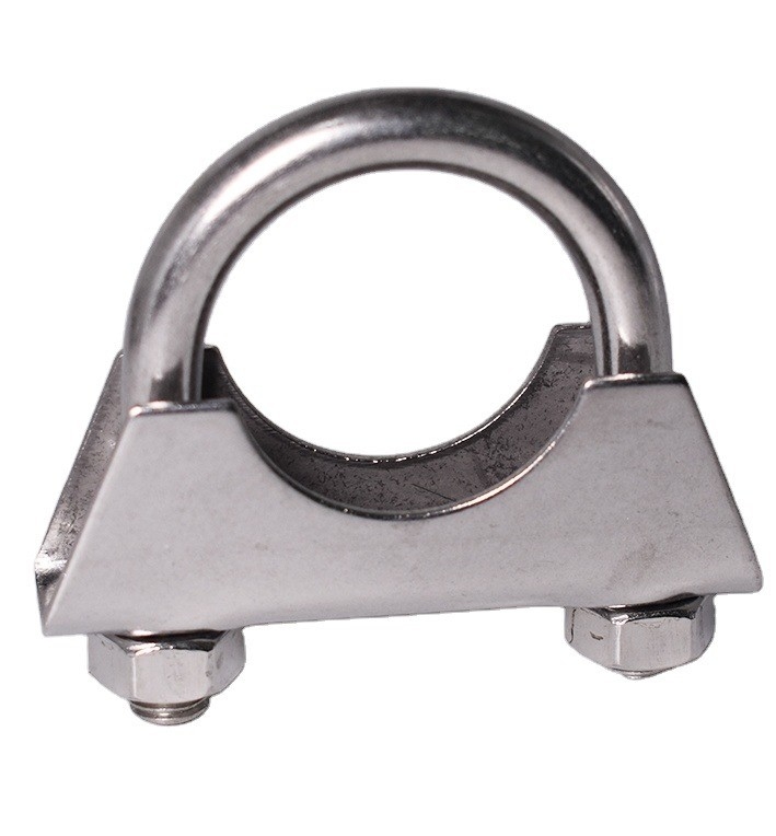 Sistema de escape de acero inoxidable U Bolt Muffler Clamp con sistema de medición métrica estándar y estándar