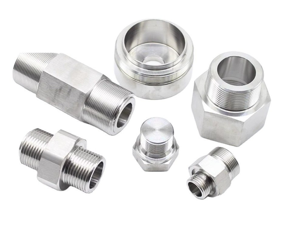 Mecanizado de metal CNC de alta precisión a medida 5 Ejes Acero inoxidable Latón Aluminio Titanio Piezas de torneado con soporte OEM en negro