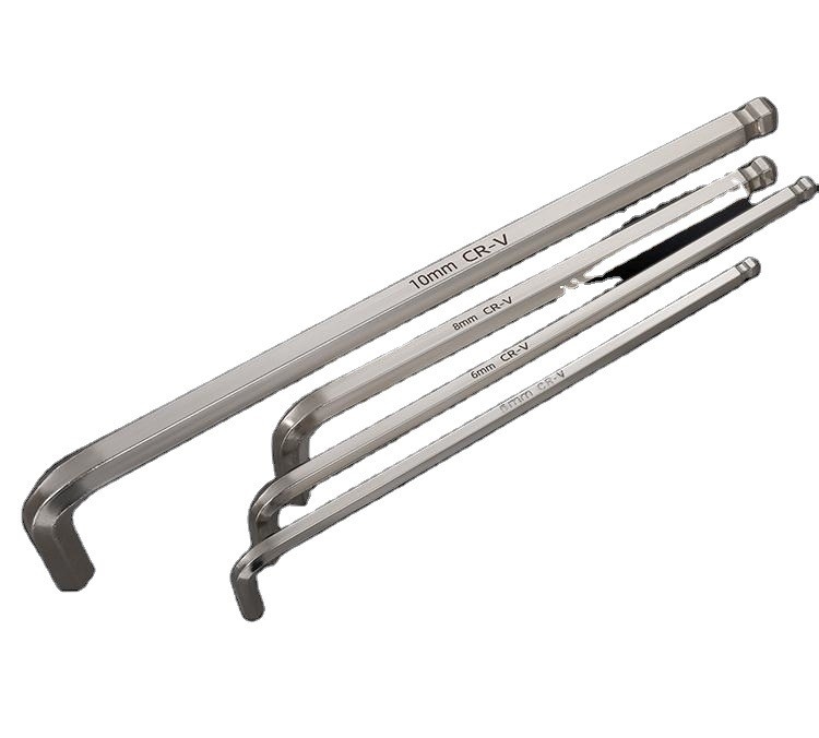 Capacidad de torsión máxima duradera 700lb-ft acero inoxidable 304 L forma hex Allen Set Allen llave de trenzas llave hex de acero carbono para la reparación de automóviles