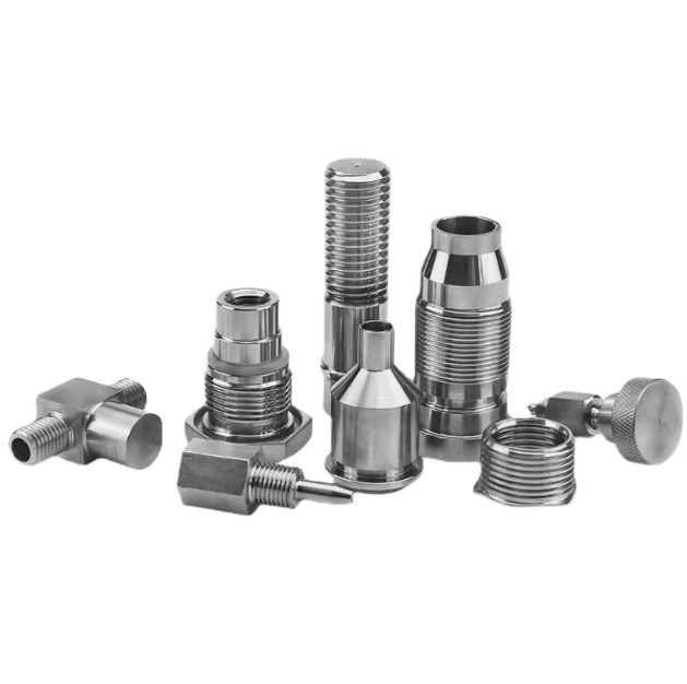 Bushing de acero inoxidable de latón de aluminio de plástico de precisión de fresado CNC personalizado de piezas de mecanizado de giro con código de cabeza cuadrada