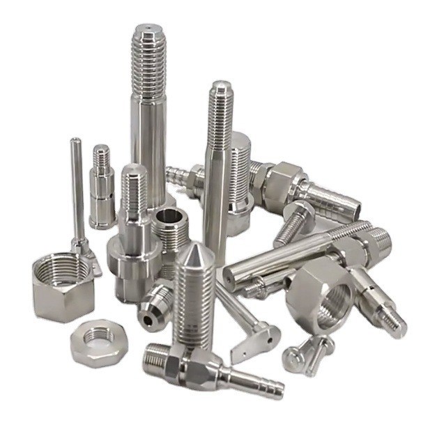 Servicio de mecanizado de torneado de trenzado CNC de 5 ejes para prototipo de acero inoxidable metálico y pieza de aluminio