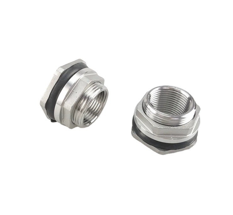 Conector de tanque de agua de cobre con conexión igual de pezones 1/2&quot; 3/4&quot; 1&quot; tubo de latón masculino con llave suelta