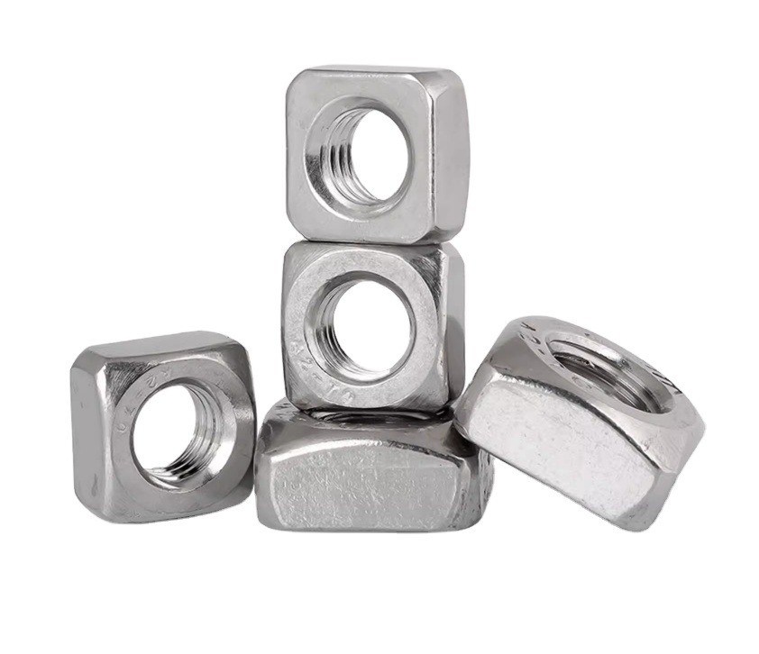 M3 M4 M5 M6 M8 M10 M12 304/316 Noca cuadrada de acero inoxidable para la industria pesada de alimentos y bebidas