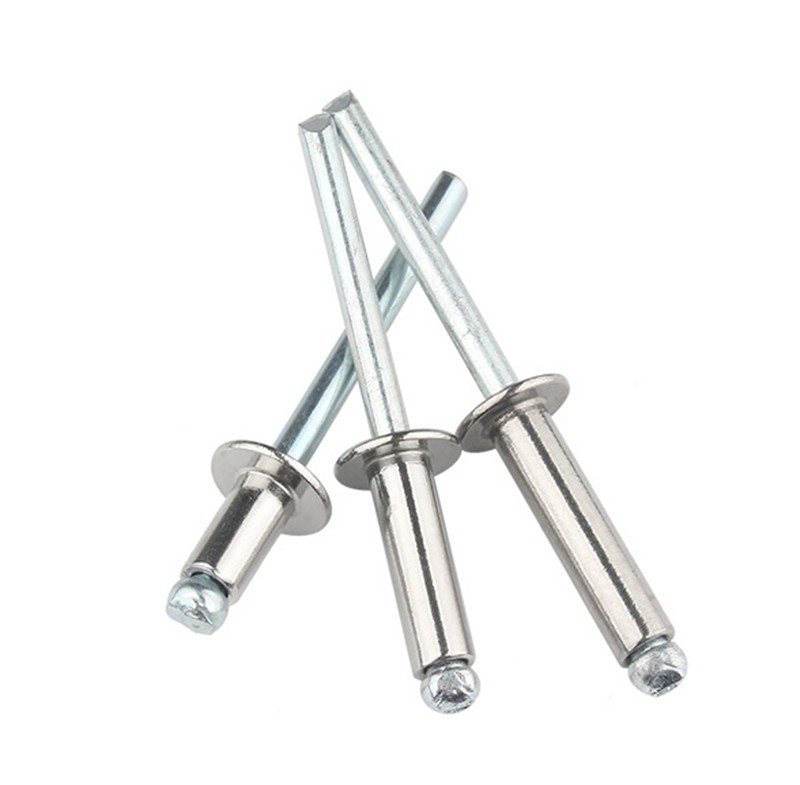 ANSI Estándar de acero inoxidable doble cabeza de contraenchufe con rosca Rivet ciego de extremo abierto para impermeabilización en rosca M2.5-M6.3