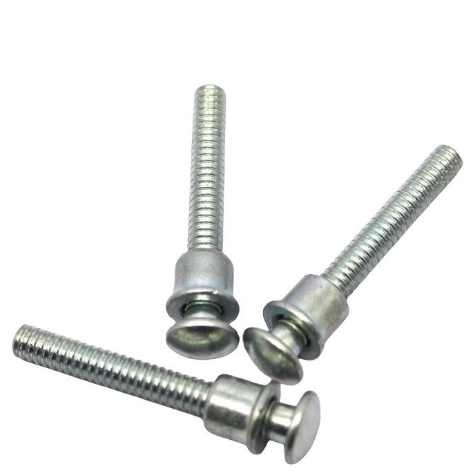 Anillo de acero inoxidable de alta precisión Cerrojo y collar Anillo de rivetas con ranuras acabado brillante para proyectos de la industria de la construcción