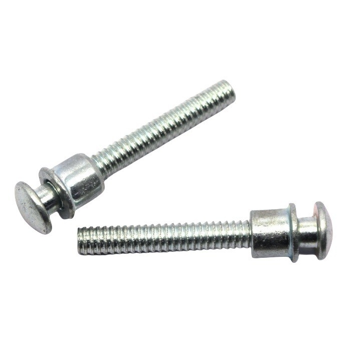 Cerrojo de cerradura Maxlok de 4,8 mm de acabado brillante sin recubrimiento La solución de fijación definitiva para uniones duraderas en la fabricación de acero
