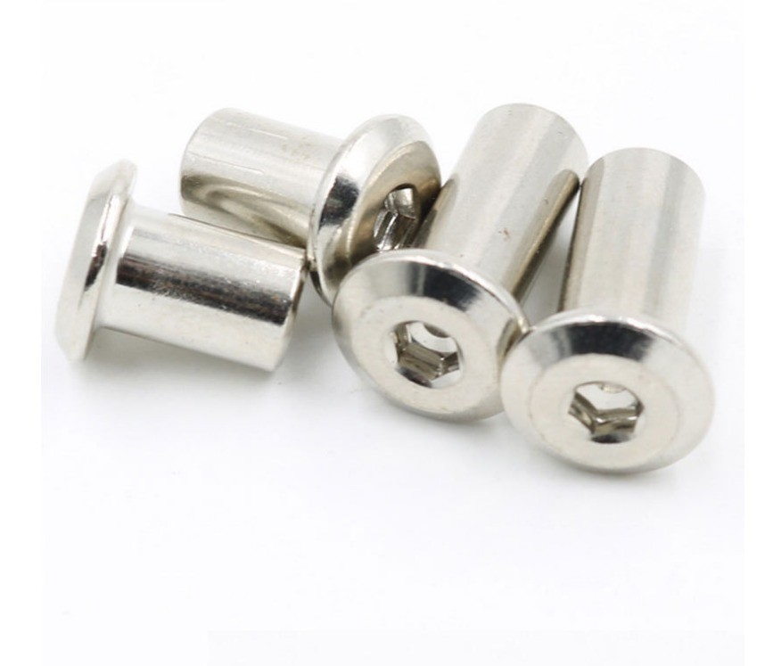 ANSI/ASME M3 M4 M5 M6 M8 M10 M12 1/4 3/8 5/16 Acero al carbono con cabeza redonda plana Hex para muebles