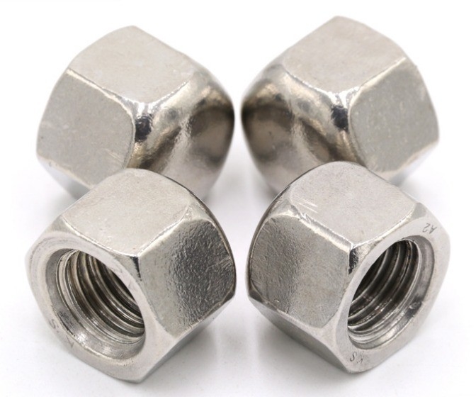 Sistema de medición métrico A2-70 de acero inoxidable SS304 Hex Cap Nut para la eficiencia del tratamiento del agua utilizando acero de aleación duradera
