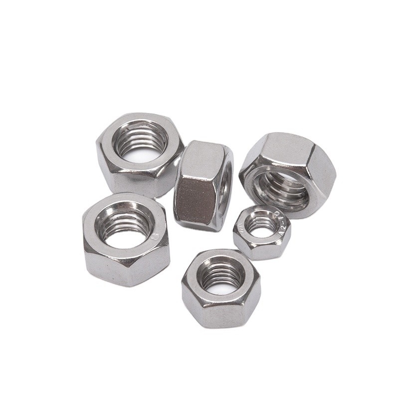 Sistema de medición métrico Zinc-Flake revestido m8 DIN 934 Hex Nut para la industria general Envío rápido Amigo del medio ambiente