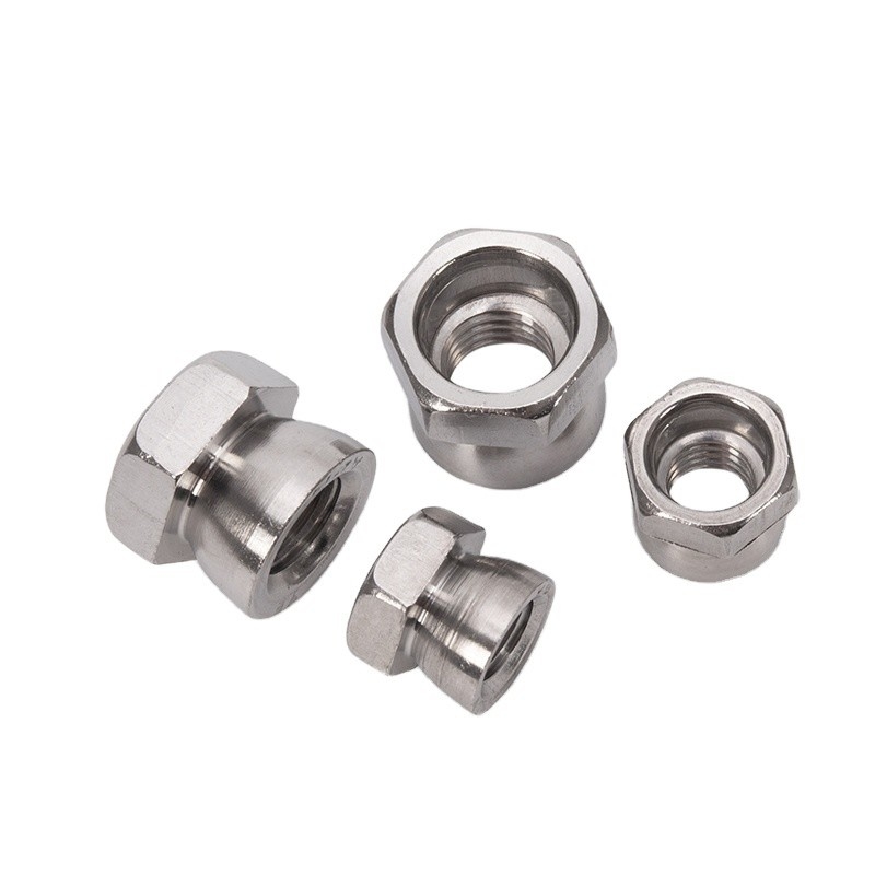 Nuca de separación métrica de acero M8 M10 M12 para M3 M4 M5 M6 1/4 3/8 5/16 Función pesada y de larga duración